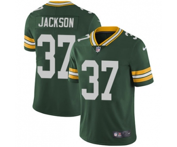 Nike Green Bay Packers #37 Josh Jackson Green Team Color Men's Stitched NFL Vapor Untouchable Limited Jersey
