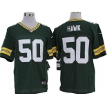 Nike Green Bay Packers #50 A.J. Hawk Green Limited Jersey