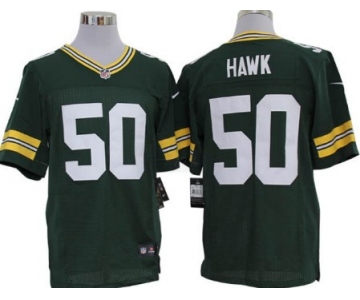 Nike Green Bay Packers #50 A.J. Hawk Green Limited Jersey