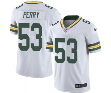 Nike Green Bay Packers #53 Nick Perry White Men's Stitched NFL Vapor Untouchable Limited Jersey
