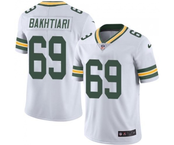 Nike Green Bay Packers #69 David Bakhtiari White Men's Stitched NFL Vapor Untouchable Limited Jersey