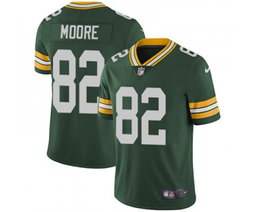 Nike Green Bay Packers #82 J'Mon Moore Green Team Color Men's Stitched NFL Vapor Untouchable Limited Jersey