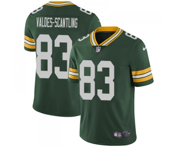 Nike Green Bay Packers #83 Marquez Valdes-Scantling Green Team Color Men's Stitched NFL Vapor Untouchable Limited Jersey