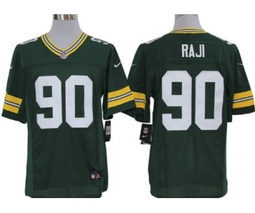 Nike Green Bay Packers #90 B.J. Raji Green Limited Jersey
