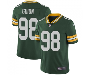Nike Green Bay Packers #98 Letroy Guion Green Team Color Men's Stitched NFL Vapor Untouchable Limited Jersey