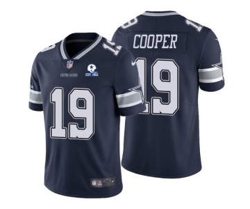 Men's Dallas Cowboys #19 Amari Cooper 60th Anniversary Navy Vapor Untouchable Stitched NFL Nike Limited Jersey