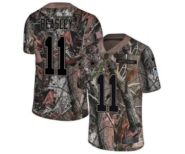Nike Cowboys #11 Cole Beasley Camo Men's Stitched NFL Limited Rush Realtree Jersey