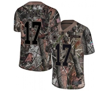Nike Cowboys #17 Allen Hurns Camo Men's Stitched NFL Limited Rush Realtree Jersey