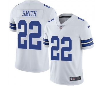 Nike Dallas Cowboys #22 Emmitt Smith White Men's Stitched NFL Vapor Untouchable Limited Jersey