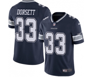 Nike Dallas Cowboys #33 Tony Dorsett Navy Blue Team Color Men's Stitched NFL Vapor Untouchable Limited Jersey