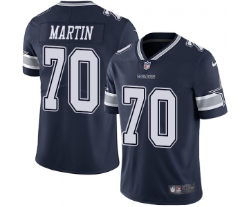Nike Dallas Cowboys #70 Zack Martin Navy Blue Team Color Men's Stitched NFL Vapor Untouchable Limited Jersey