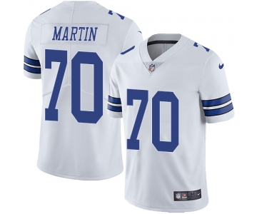 Nike Dallas Cowboys #70 Zack Martin White Men's Stitched NFL Vapor Untouchable Limited Jersey