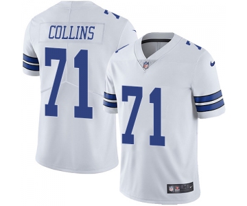 Nike Dallas Cowboys #71 La'el Collins White Men's Stitched NFL Vapor Untouchable Limited Jersey