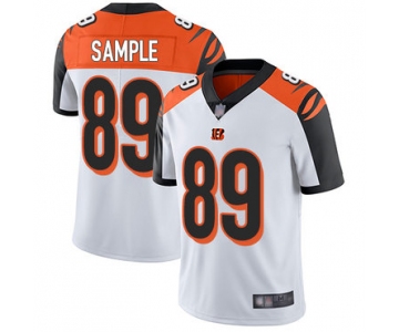 Bengals #89 Drew Sample White Men's Stitched Football Vapor Untouchable Limited Jersey