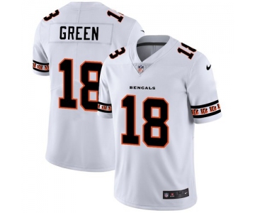 Cincinnati Bengals #18 A.J. Green Nike White Team Logo Vapor Limited NFL Jersey