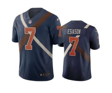 Cincinnati Bengals #7 Boomer Esiason Navy Vapor Limited City Edition NFL Jersey