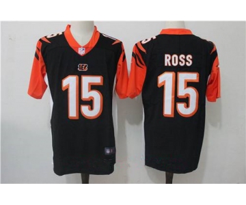 Men's Cincinnati Bengals #15 John Ross Black 2017 Vapor Untouchable Stitched NFL Nike Limited Jersey