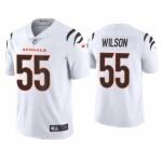 Men's White Cincinnati Bengals #55 Logan Wilson 2021 New Vapor Untouchable Limited Stitched Jersey
