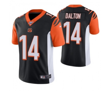 Nike Bengals 14 Andy Dalton Black 100th Season Vapor Untouchable Limited Jersey