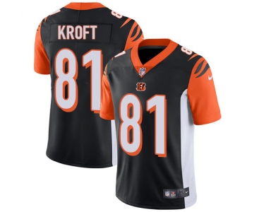 Nike Bengals #81 Tyler Kroft Black Team Color Men's Stitched NFL Vapor Untouchable Limited Jersey