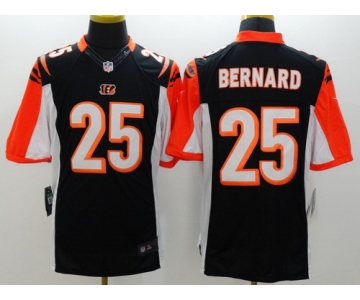 Nike Cincinnati Bengals #25 Giovani Bernard Black Limited Jersey