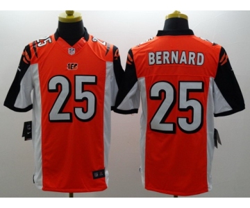 Nike Cincinnati Bengals #25 Giovani Bernard Orange Limited Jersey
