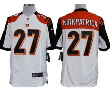 Nike Cincinnati Bengals #27 Dre Kirkpatrick White Limited Jersey