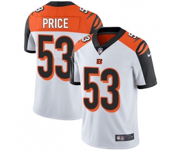 Nike Cincinnati Bengals #53 Billy Price White Men's Stitched NFL Vapor Untouchable Limited Jersey