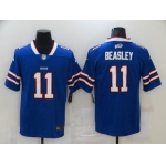 Men's Buffalo Bills #11 Cole Beasley Royal Blue 2020 Vapor Untouchable Stitched NFL Nike Limited Jersey