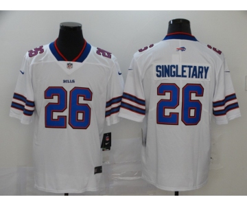Men's Buffalo Bills #26 Devin Singletary White 2017 Vapor Untouchable Stitched NFL Nike Limited Jersey