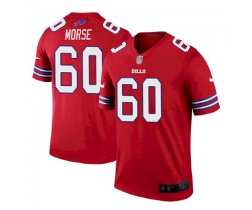 Men's Buffalo Bills #60 Mitch Morse Stitched Vapor Untouchable Limited Player Red Jersey