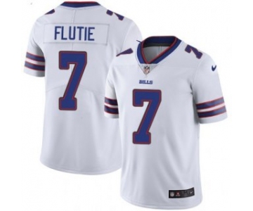 Men's Buffalo Bills #7 Doug Flutie White Vapor Untouchable Limited Stitched Jersey