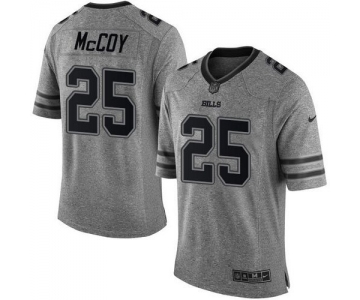 Nike Bills #25 LeSean McCoy Gray Men's Stitched NFL Limited Gridiron Gray Jersey
