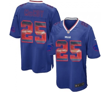 Nike Bills #25 LeSean McCoy Royal Blue Team Color Men's Stitched NFL Limited Strobe Jersey