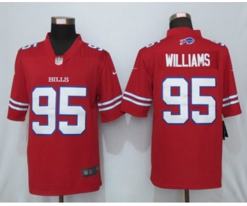 Nike Bills 95 Kyle Williams Red Color Rush Limited Jersey