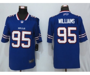Nike Bills 95 Kyle Williams Royal Vapor Untouchable Limited Jersey