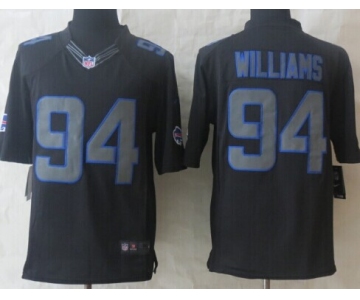 Nike Buffalo Bills #94 Mario Williams Black Impact Limited Jersey