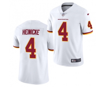 Men 's Washington Redskins Football Team #4 Taylor Heinicke White 2021 Vapor Limited Jersey