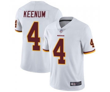 Men's Nike Washington Redskins 4 Case Keenum White Vapor Untouchable Limited Jersey