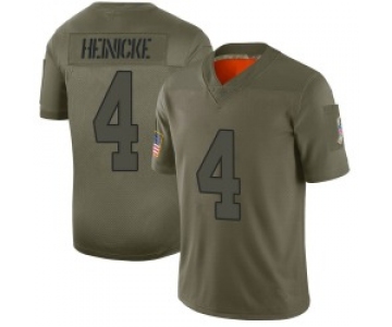 Men's Taylor Heinicke Washington Football Team No.4 Limited 2019 Salute to Service Jersey - Camo