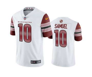 Men's Washington Commanders #10 Curtis Samuel White Vapor Untouchable Stitched Football Jersey