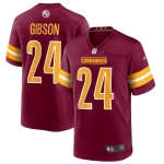 Men's Washington Commanders #24 Antonio Gibson 2022 Burgundy Game Stitched Jersey