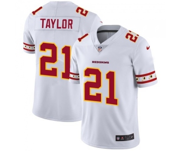 Men's Washington Redskins #21 Sean Taylor Nike White Team Logo Vapor Limited NFL Jersey