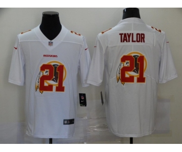Men's Washington Redskins #21 Sean Taylor White 2020 Shadow Logo Vapor Untouchable Stitched NFL Nike Limited Jersey