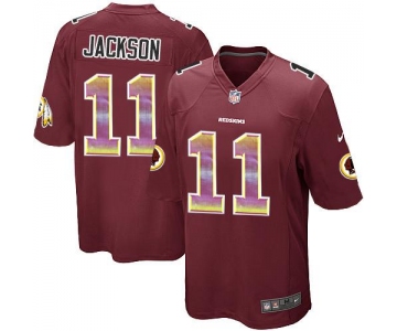 Nike Redskins #11 DeSean Jackson Burgundy Red Team Color Men's Stitched NFL Limited Strobe Jersey