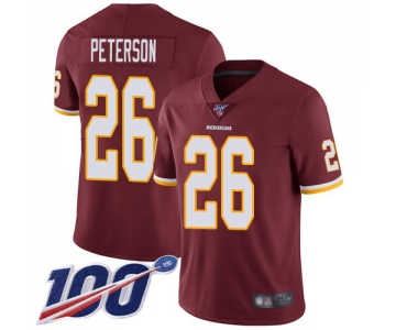 Nike Redskins #26 Adrian Peterson Burgundy Red Team Color Men's Stitched NFL 100th Season Vapor Limited Jersey