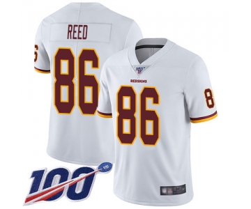 Nike Redskins #86 Jordan Reed White Men's Stitched NFL 100th Season Vapor Limited Jersey