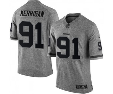 Nike Redskins #91 Ryan Kerrigan Gray Men's Stitched NFL Limited Gridiron Gray Jersey