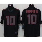 Nike Washington Redskins #10 Robert Griffin III Black Impact Limited Jersey