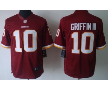 Nike Washington Redskins #10 Robert Griffin III Red Limited Jersey